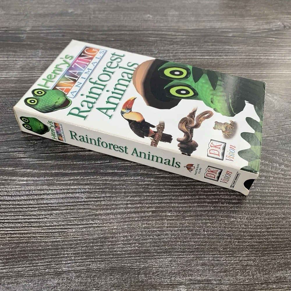 Henry's Amazing Animals Rainforest Animals‎ (VHS, 1996) DK Vision Education Rare